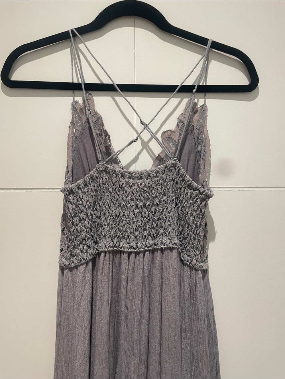 Free People Adella Slip Dress in Slate — Size Medium, New No Tags - Picture 8 of 9